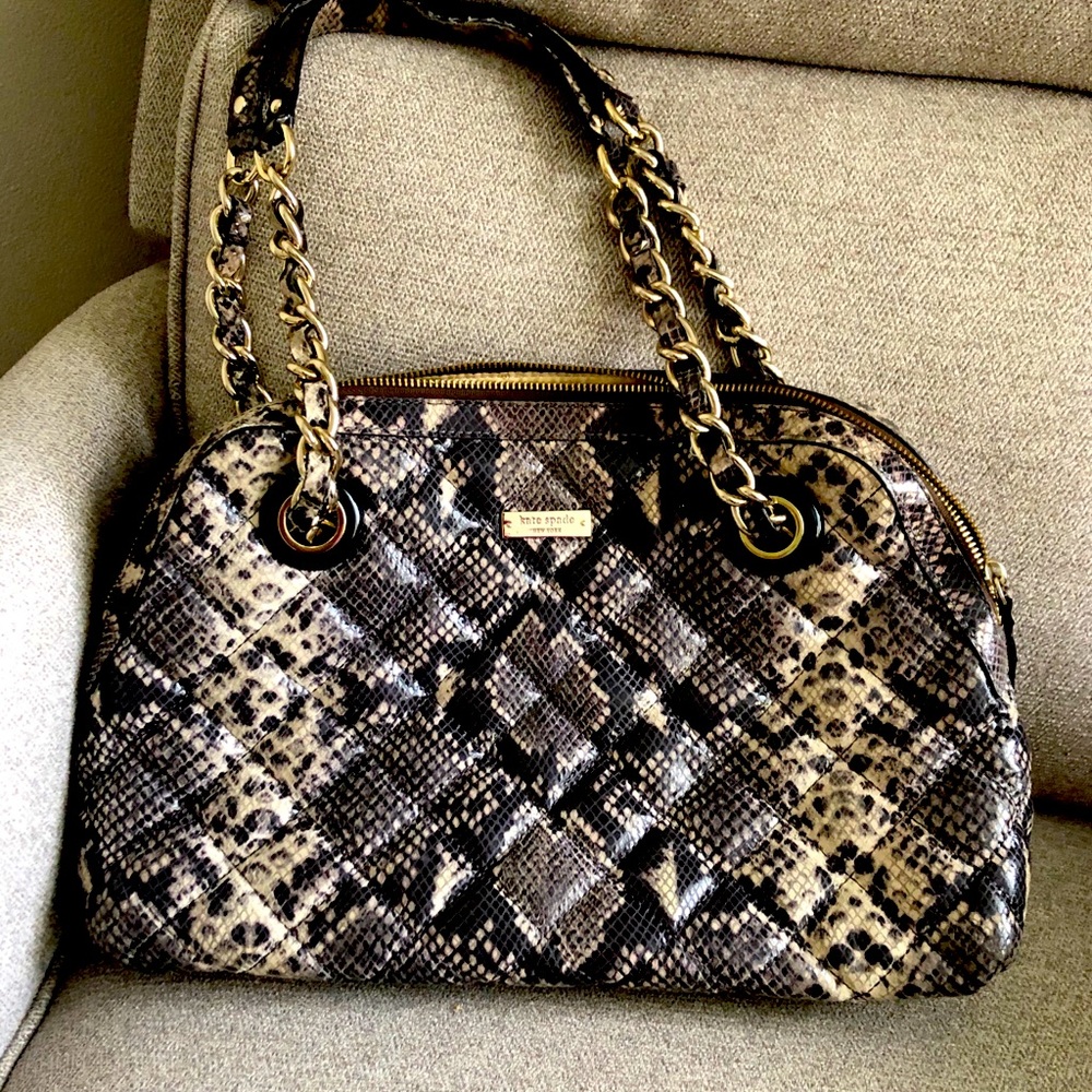 Kate Spade Georgina Snake Tote